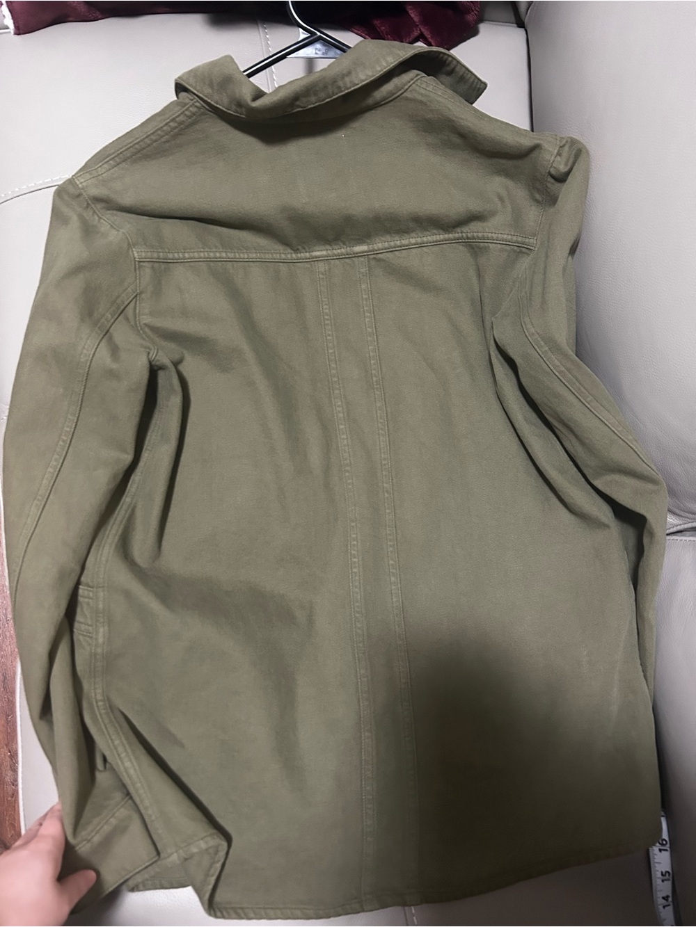 Sezane Will Jacket - Olive Green Women's Jacket New no tag - Picture 4 of 6